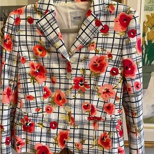 Moschino Cheap & Chic Cotton printed Blazer